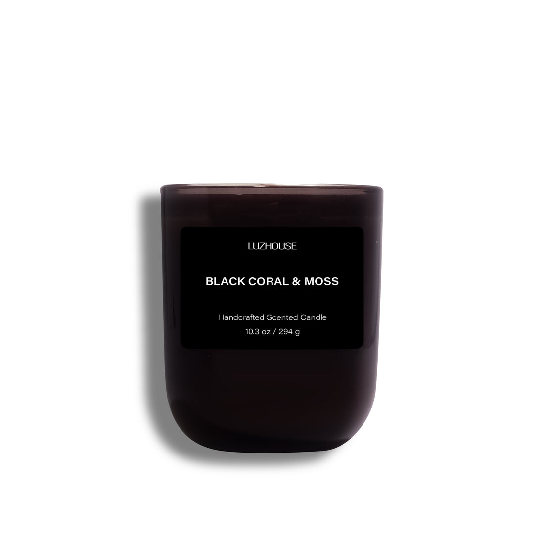 Illuminate Your Space with the Enchanting Black Coral & Moss Candle by LuzHouse