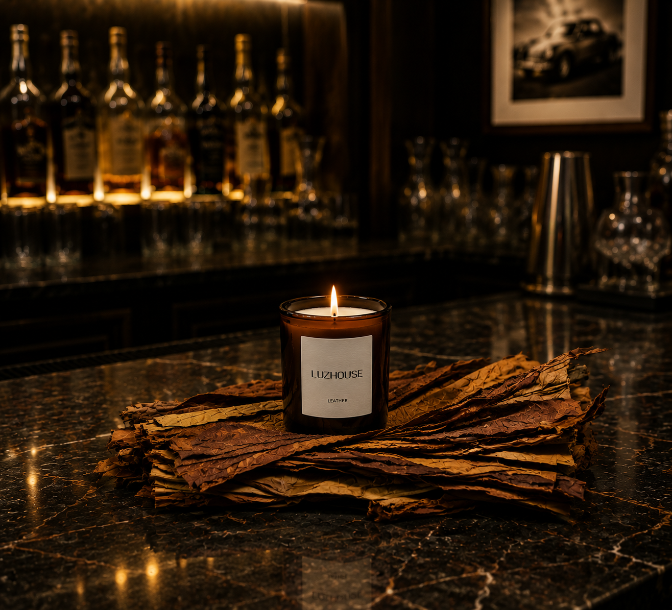 luzhouse candle leather