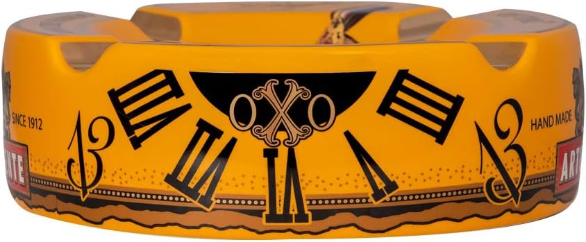 Limited Edition Large 8.75" Arturo Fuente Porcelain Cigar Ashtray Yellow