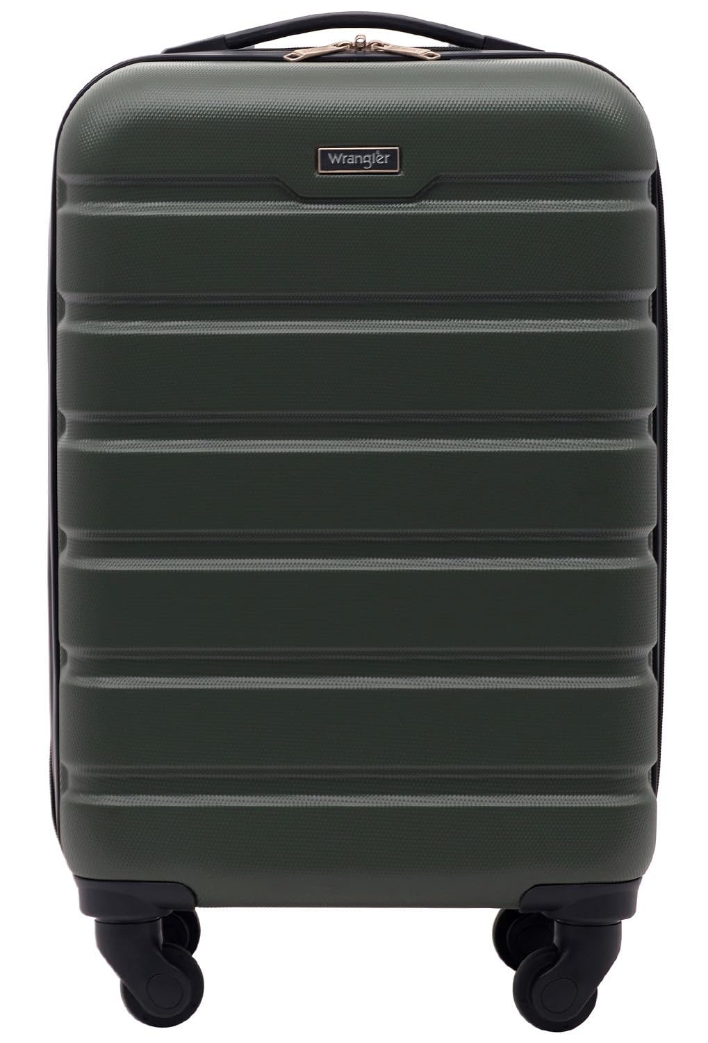 Wrangler 22" Hardside Spinner Carry-On Luggage, Olive