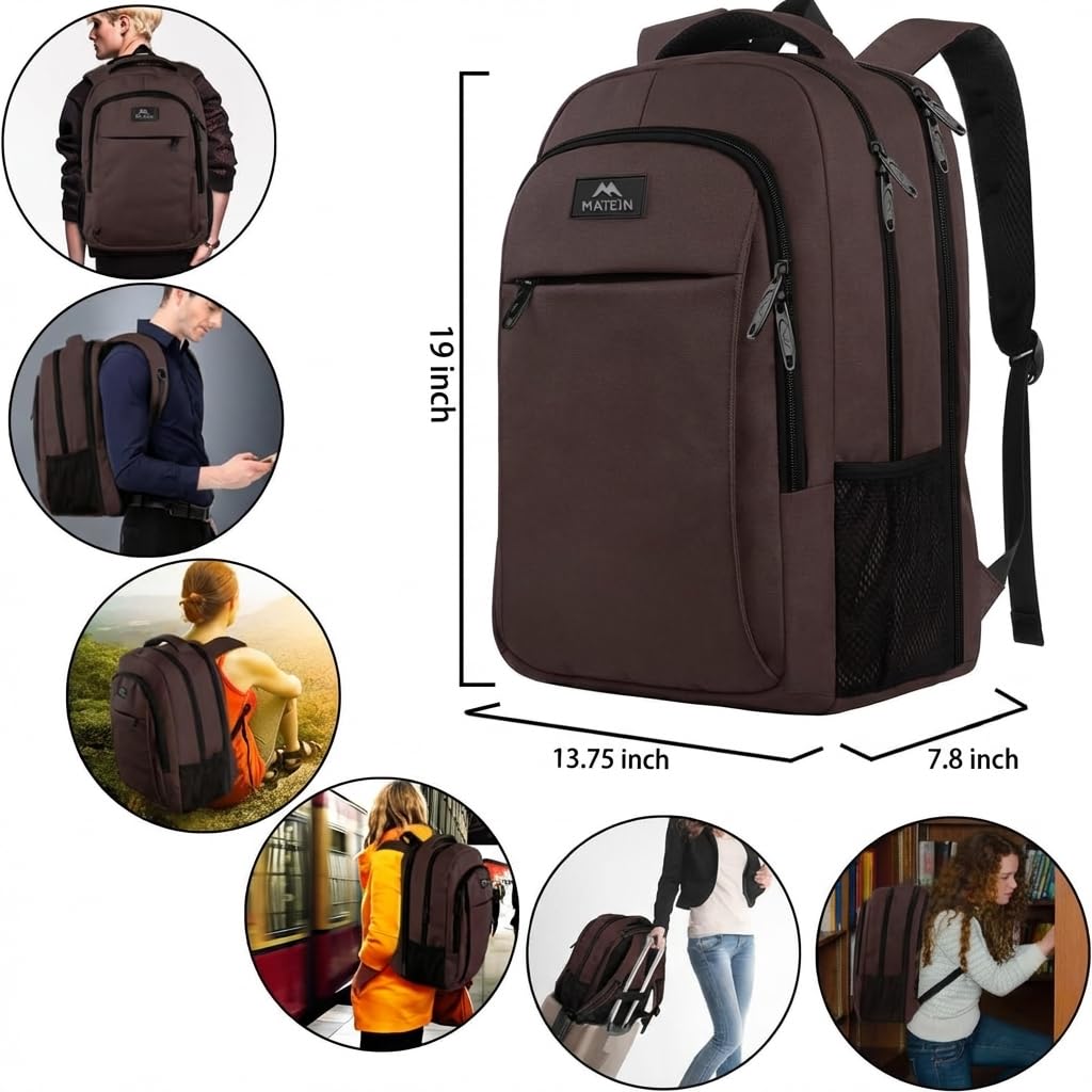 MATEIN 18 Inch Laptop Backpack, Extra Large TSA Friendly Laptop Travel Bag