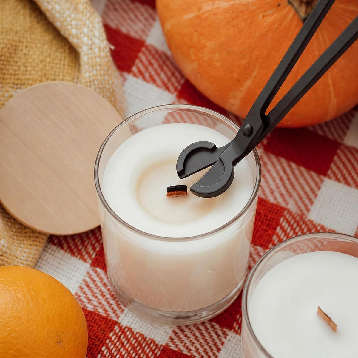 CHEFBEE Black Stainless Steel Candle Wick Trimmer