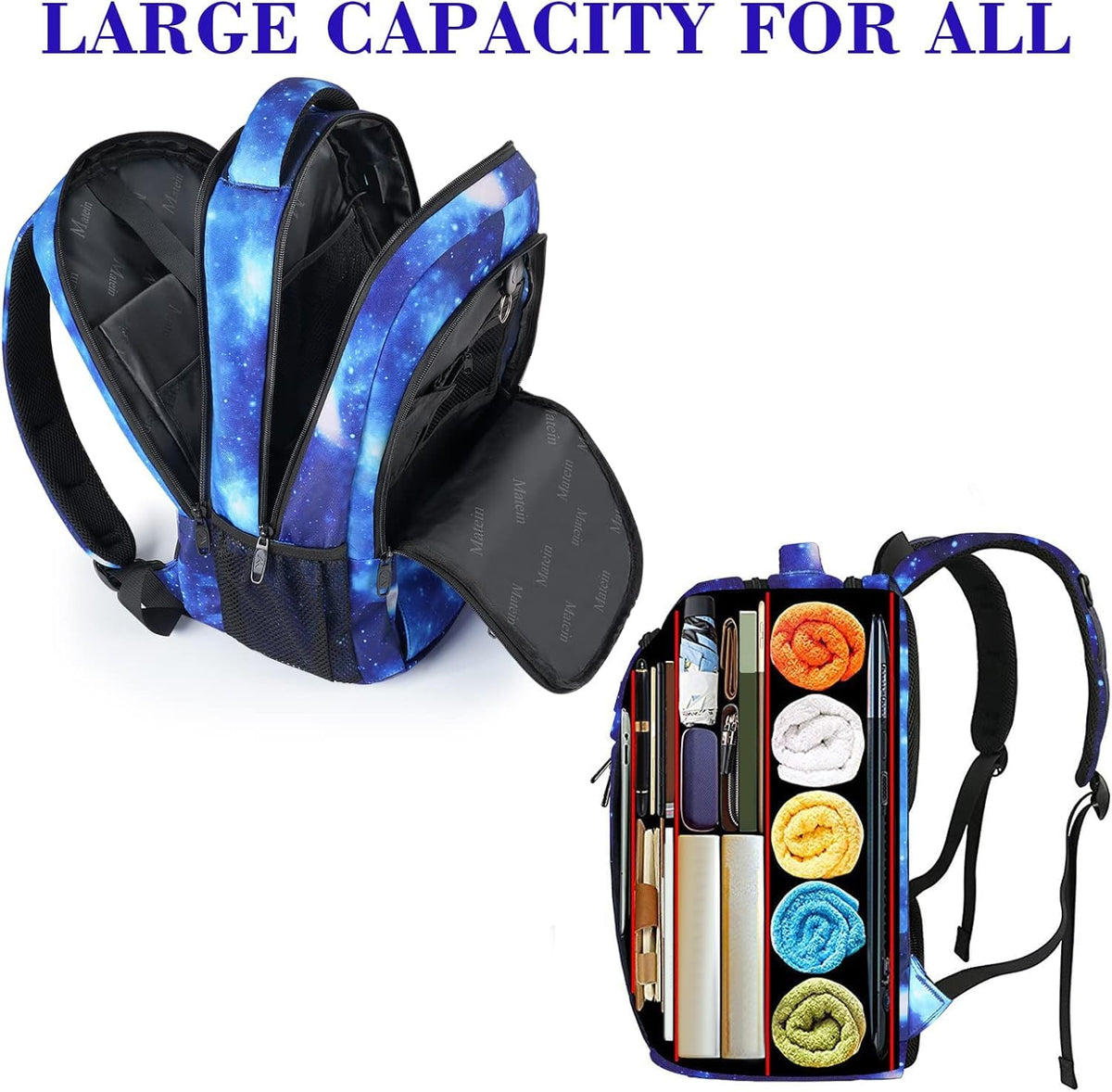 MATEIN 18 Inch Laptop Backpack, Extra Large TSA Friendly Laptop Travel Bag