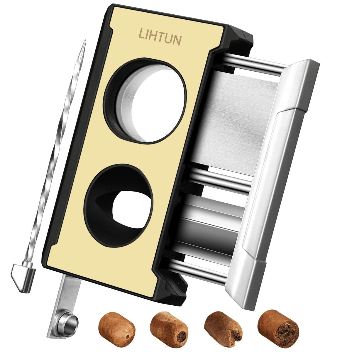 LIHTUN 4-in-1 Cigar Cutter