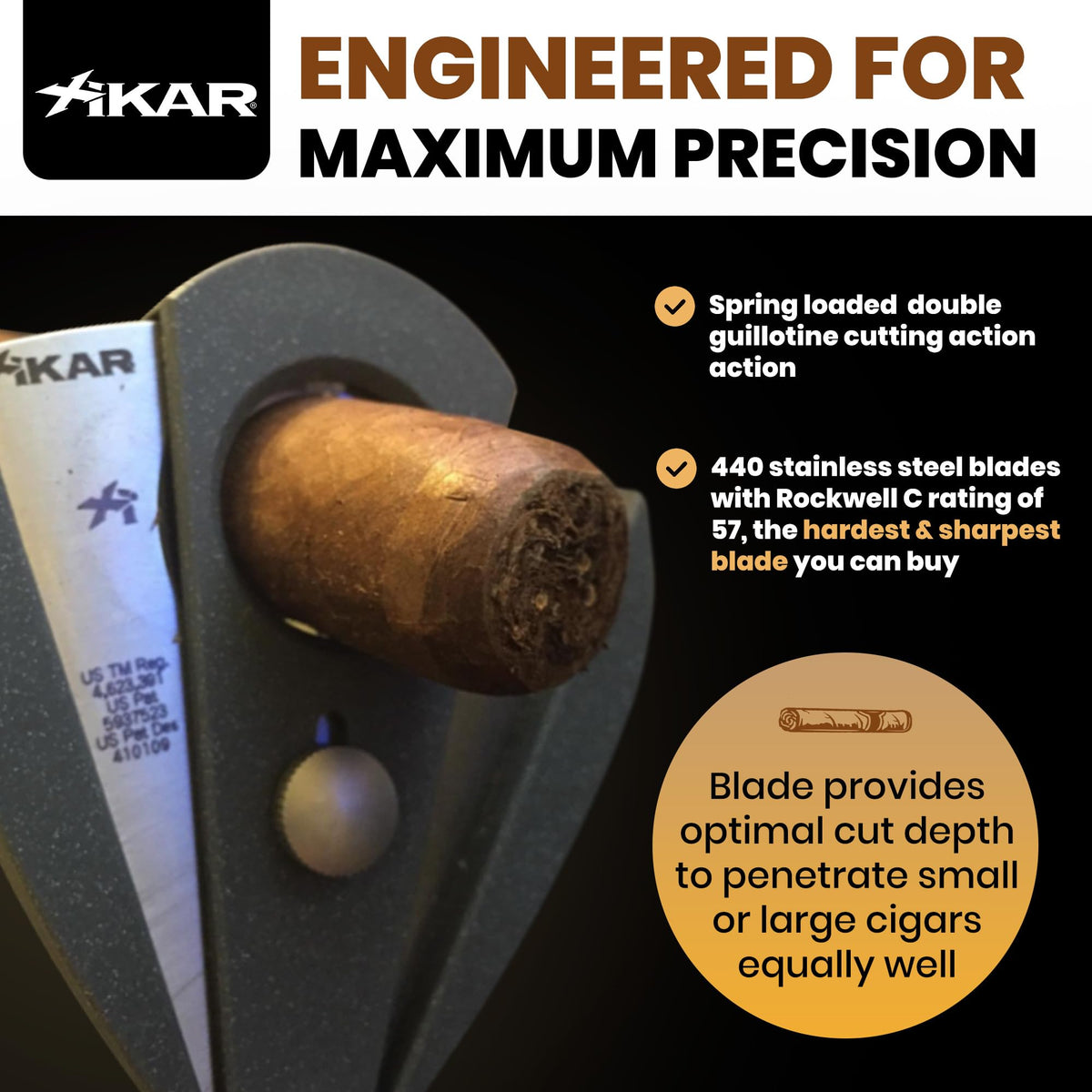 Xikar Xi2 USA Edition Cigar Cutter