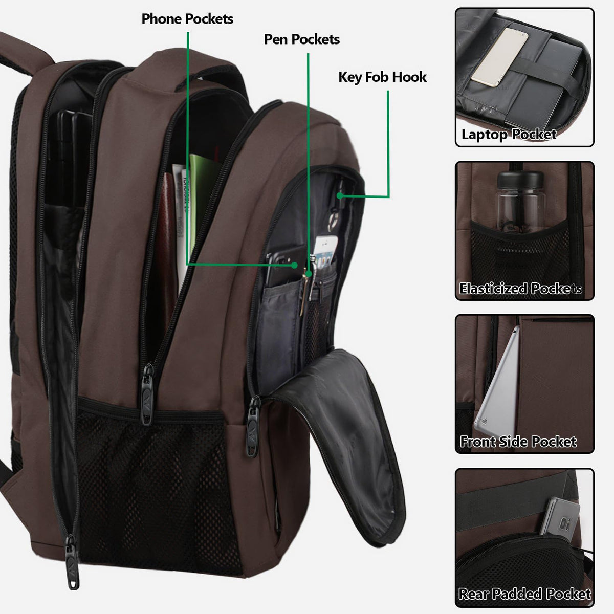 MATEIN 18 Inch Laptop Backpack, Extra Large TSA Friendly Laptop Travel Bag