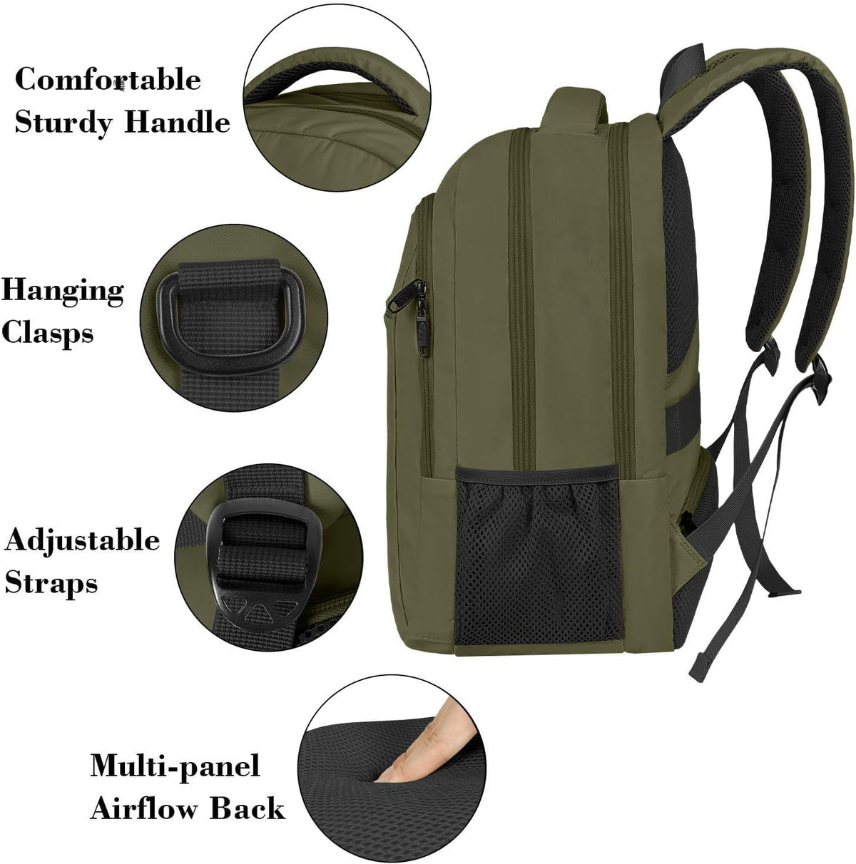 MATEIN 18 Inch Laptop Backpack, Extra Large TSA Friendly Laptop Travel Bag