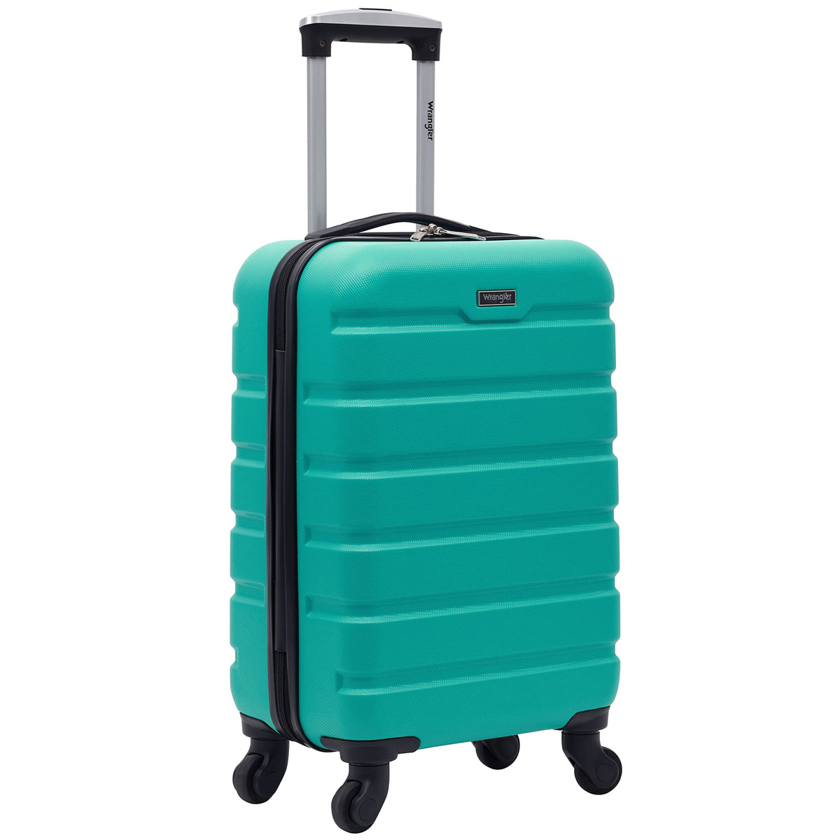 Wrangler 22" Hardside Spinner Carry-On Luggage, Olive