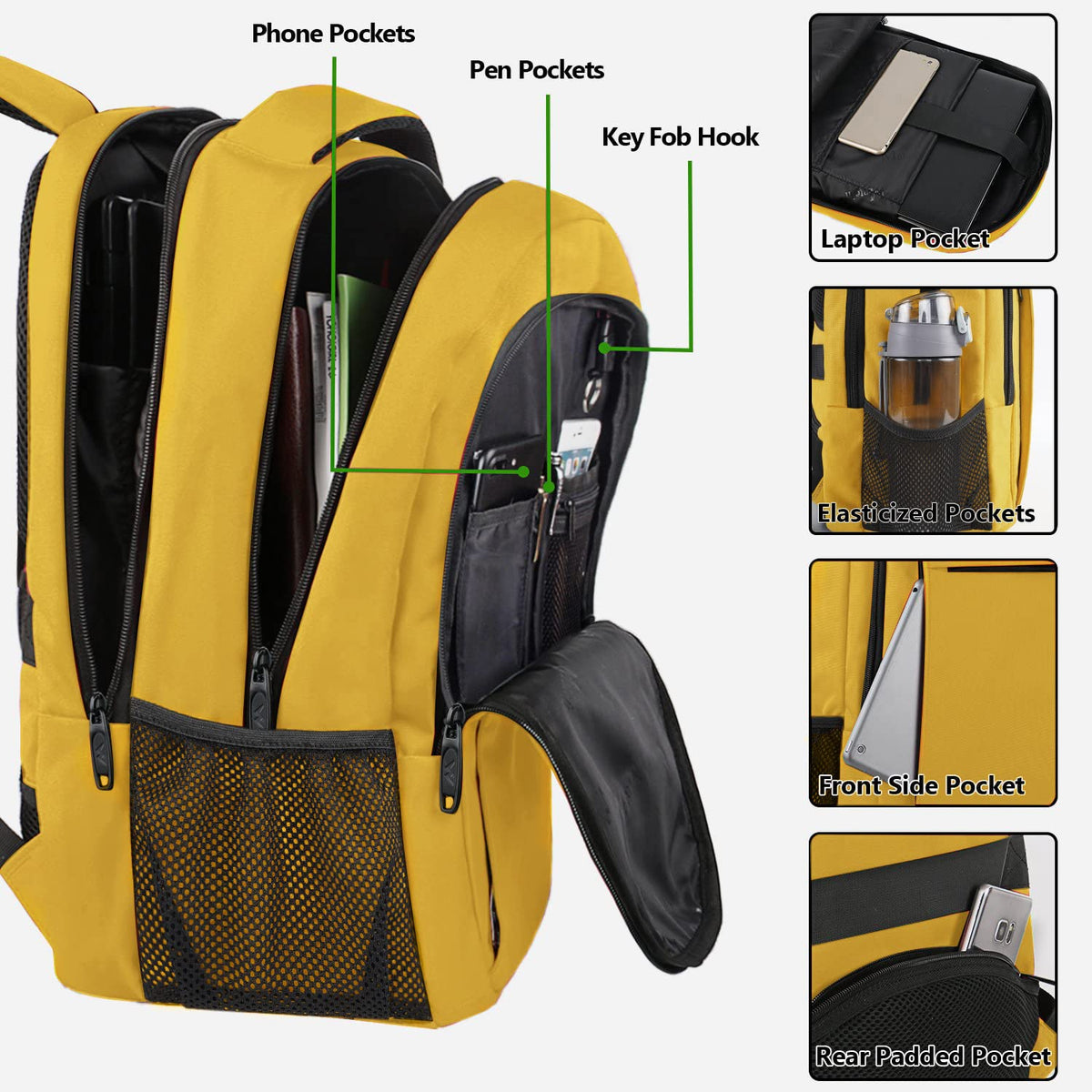 MATEIN 18 Inch Laptop Backpack, Extra Large TSA Friendly Laptop Travel Bag