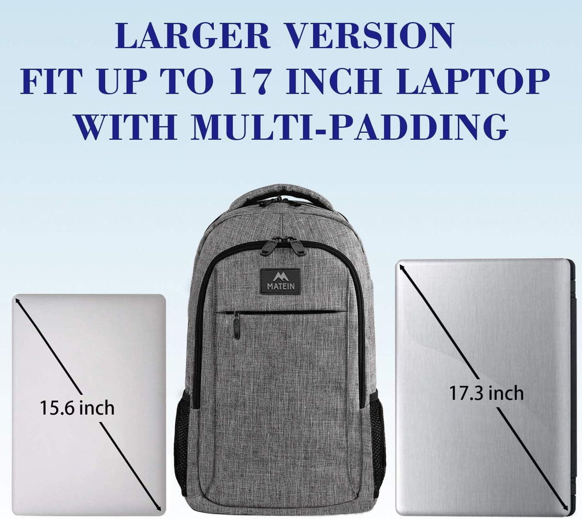MATEIN 18 Inch Laptop Backpack, Extra Large TSA Friendly Laptop Travel Bag