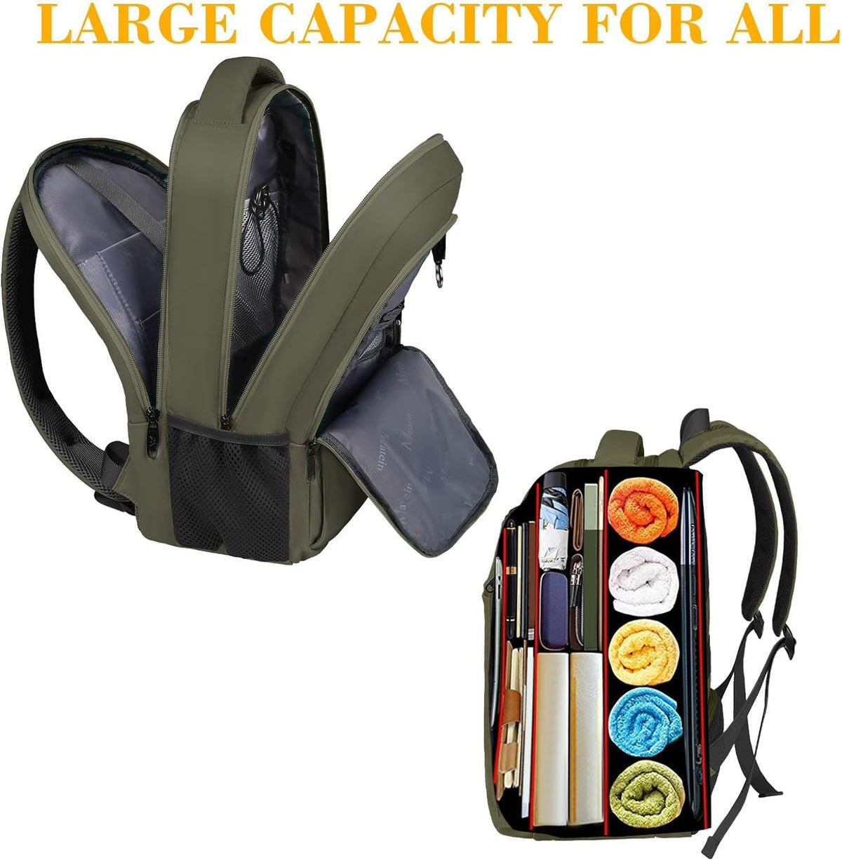 MATEIN 18 Inch Laptop Backpack, Extra Large TSA Friendly Laptop Travel Bag