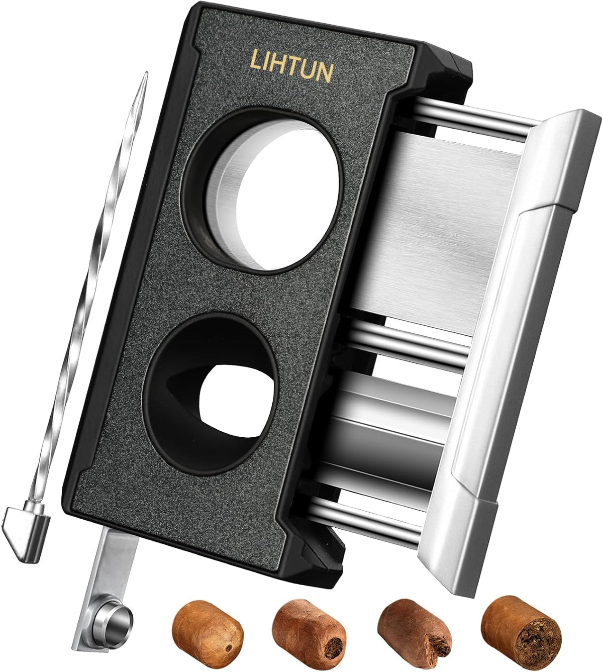 LIHTUN 4-in-1 Cigar Cutter