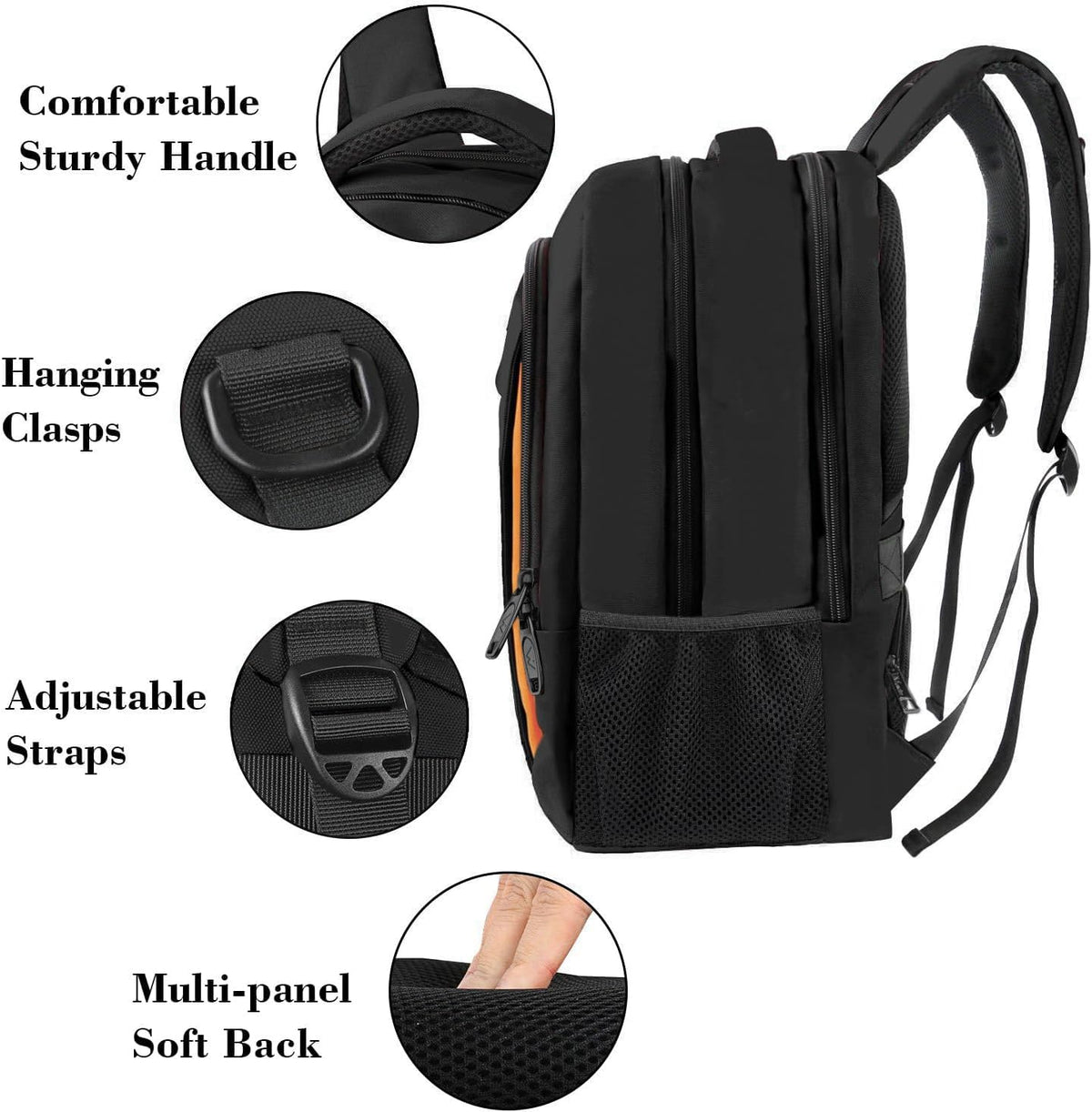 MATEIN 18 Inch Laptop Backpack, Extra Large TSA Friendly Laptop Travel Bag