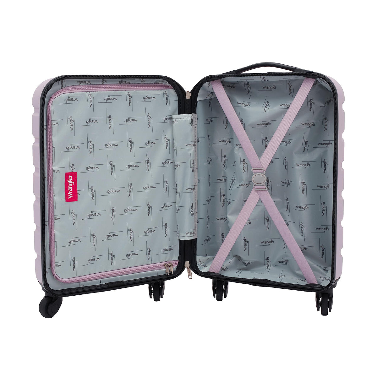 Wrangler 22" Hardside Spinner Carry-On Luggage, Olive