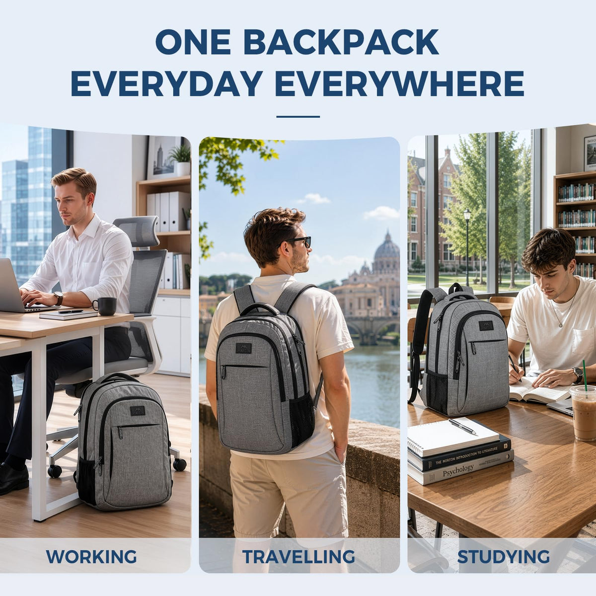 MATEIN 18 Inch Laptop Backpack, Extra Large TSA Friendly Laptop Travel Bag