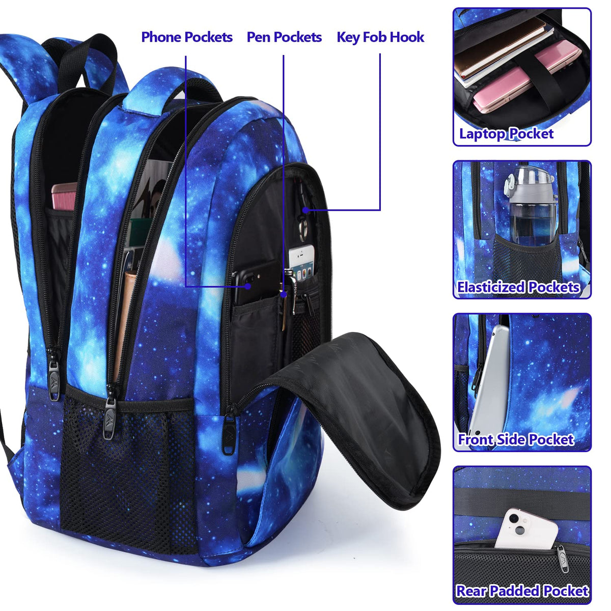 MATEIN 18 Inch Laptop Backpack, Extra Large TSA Friendly Laptop Travel Bag