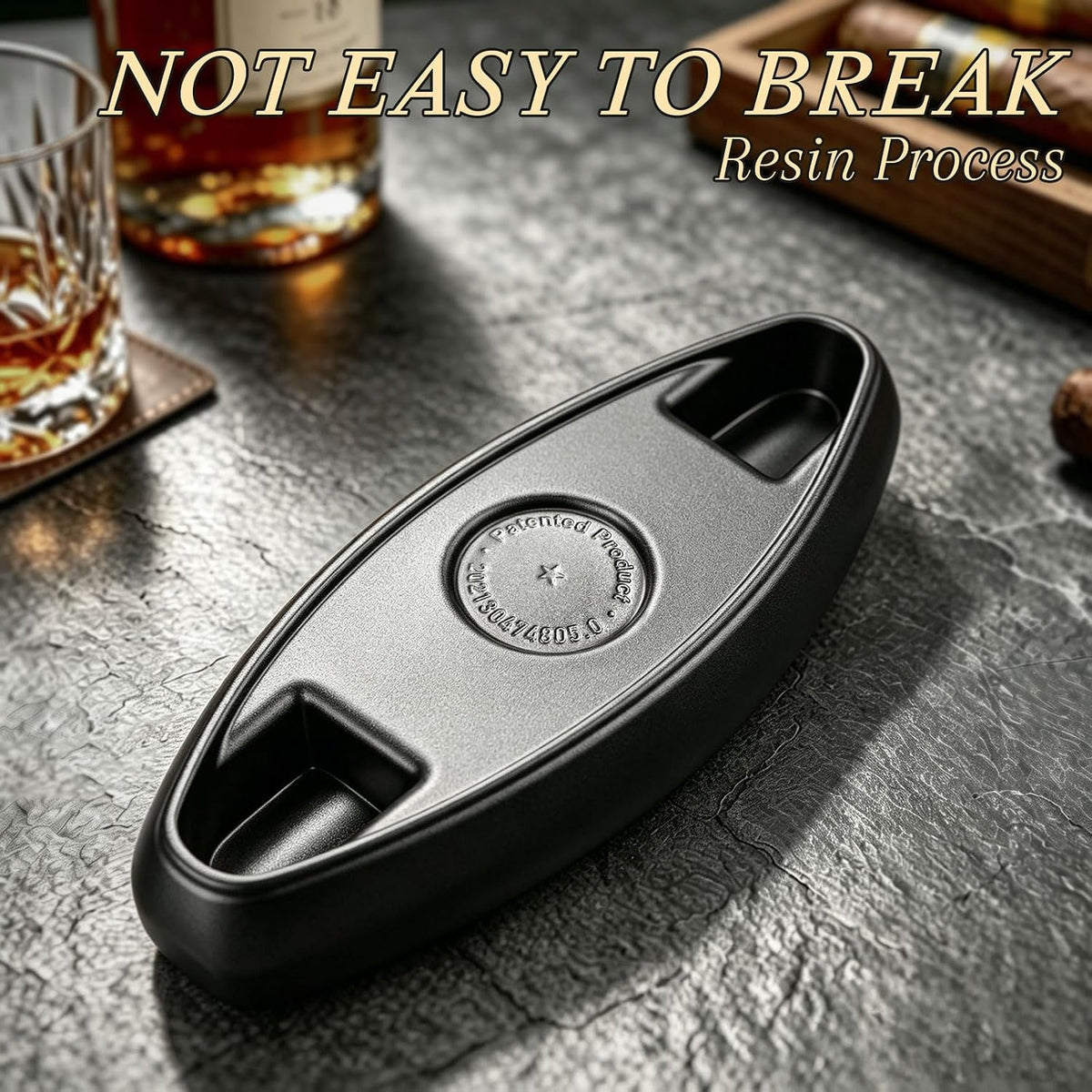 Cigar Ashtray for Outdoors 2 Holder Portable Travel Ashtray
