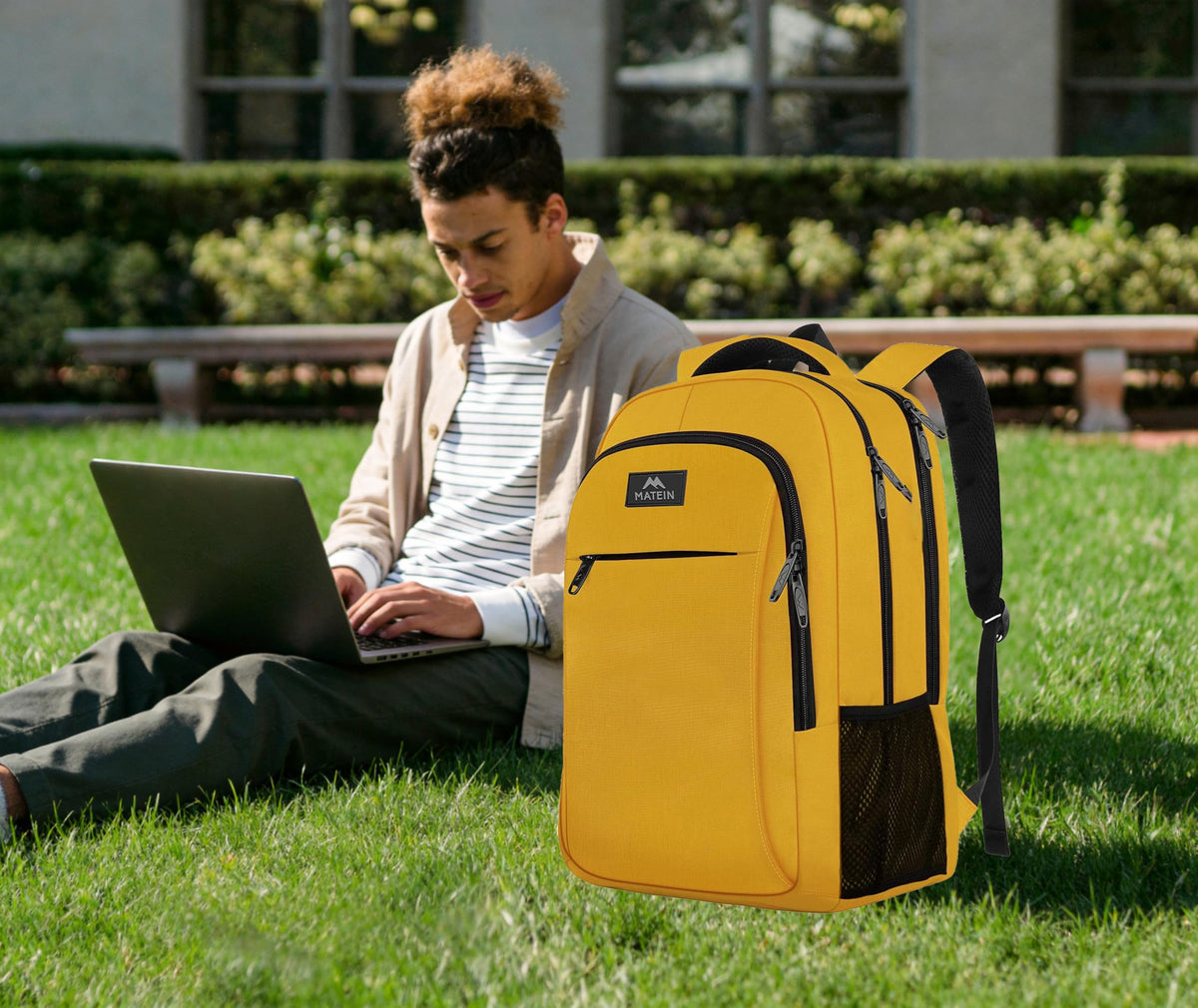 MATEIN 18 Inch Laptop Backpack, Extra Large TSA Friendly Laptop Travel Bag