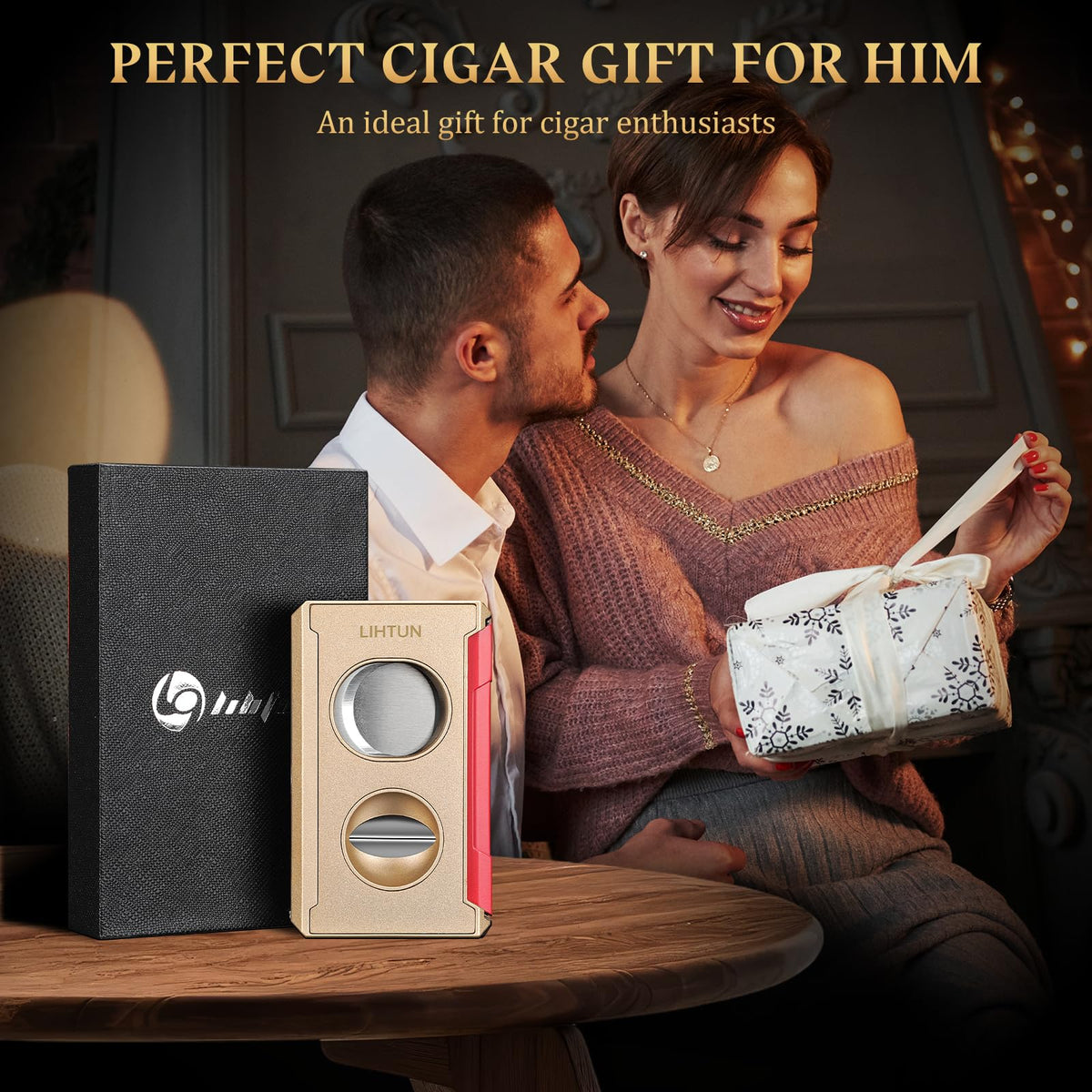 LIHTUN 4-in-1 Cigar Cutter