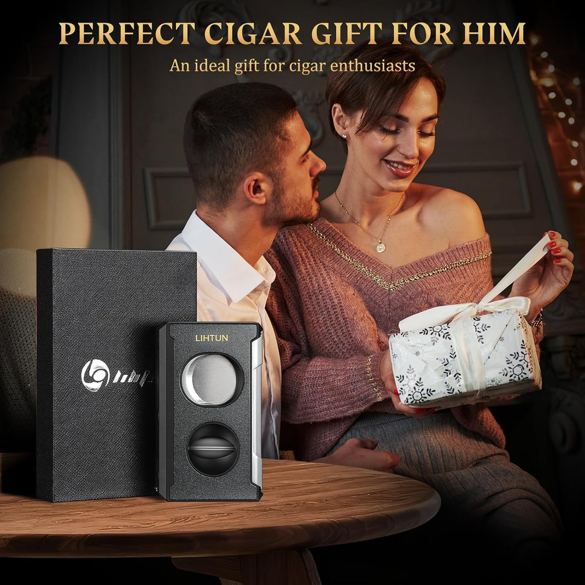 LIHTUN 4-in-1 Cigar Cutter