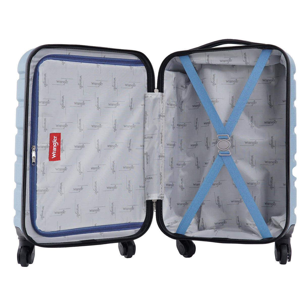 Wrangler 22" Hardside Spinner Carry-On Luggage, Olive