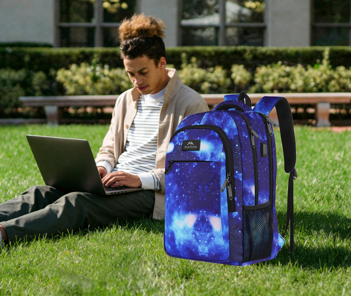 MATEIN 18 Inch Laptop Backpack, Extra Large TSA Friendly Laptop Travel Bag