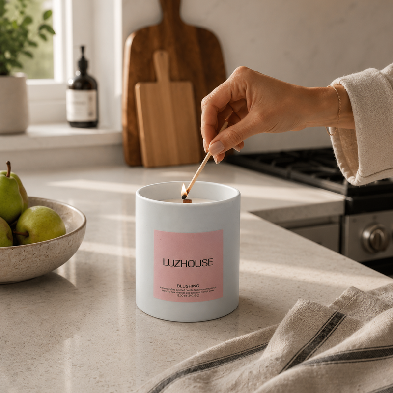 Blushing Candle